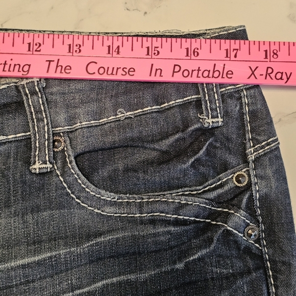 Ariya Jeans Boot Cut Faded Medium Wash Size 13/14 S - Picture 8 of 14